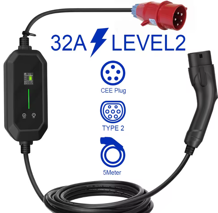 TARY 32a 3phase 22kw Gb/t to T - đánh giá và giá Ev Charger Type 2 22Kw 32A 3 Phase